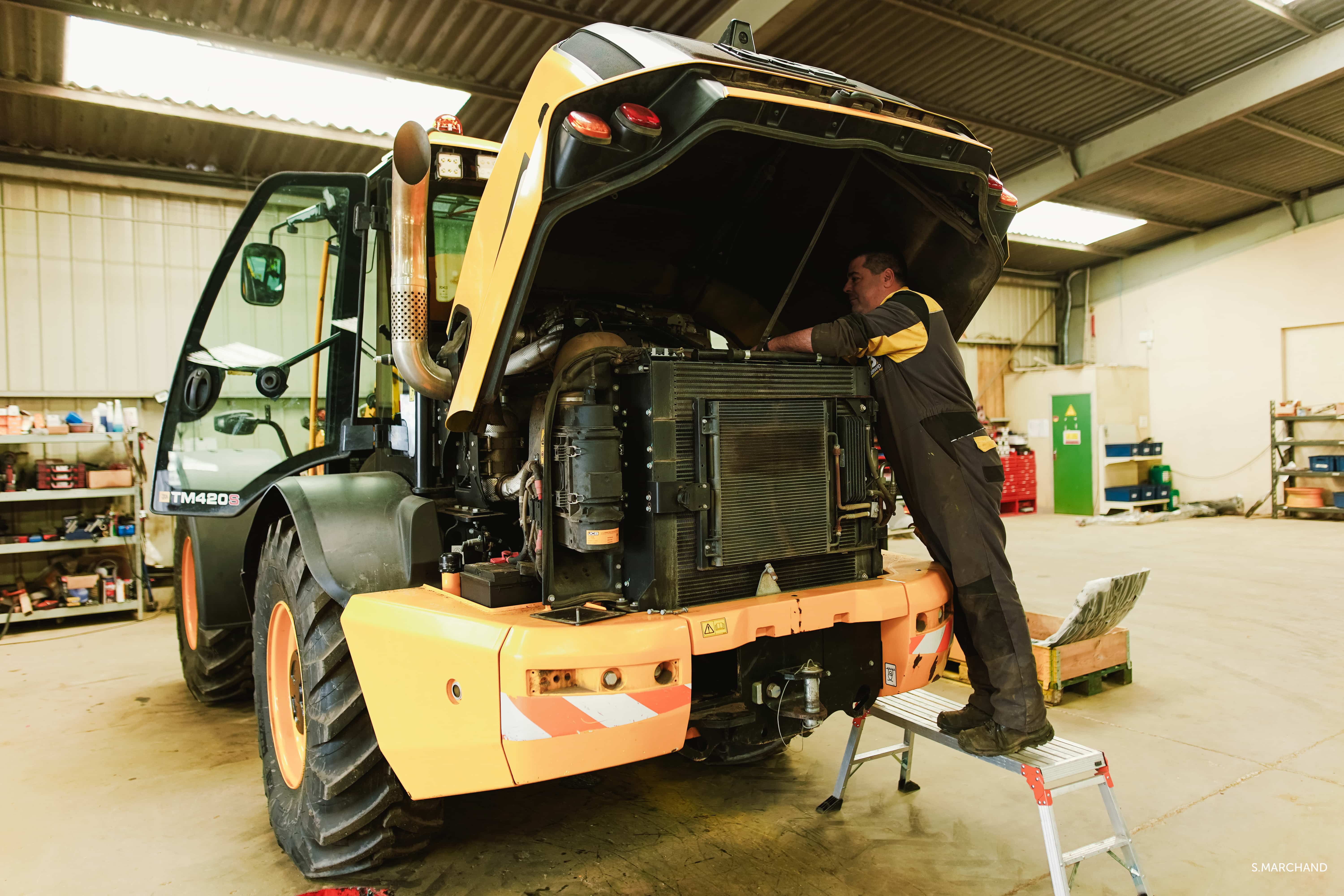 VGP faites par un Technicien Bernard Manutention agri